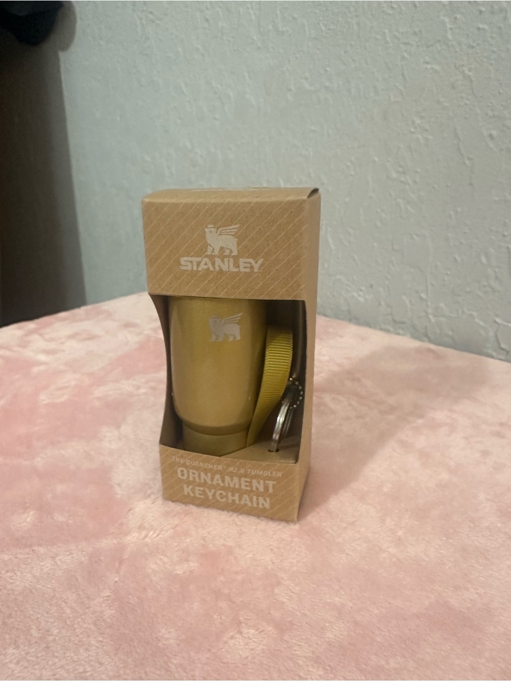 Stanley gold Ornament Keychain Tumbler with Strap
